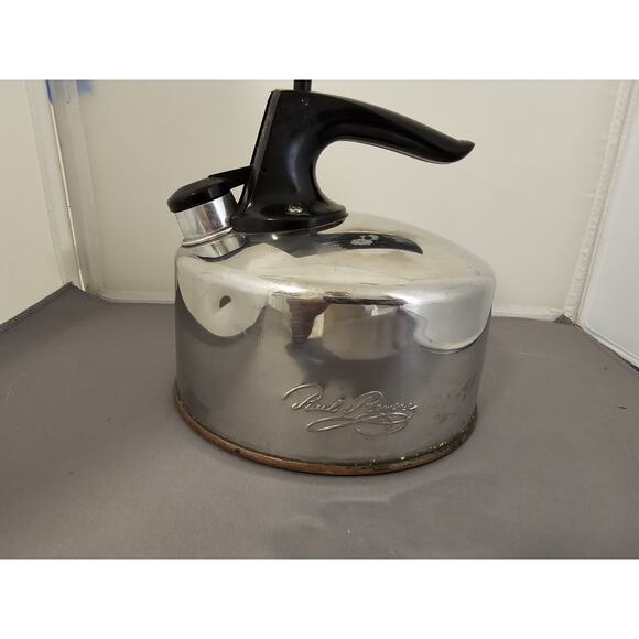 Vintage Paul Revere Ware Copper Bottom Whistling Tea Kettle - Rome NY 84 - Picture 1 of 8